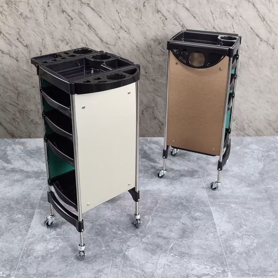 Carrinho de rodinhas Equipamento para salão de cabeleireiro SPA Bandeja para instrumentos
